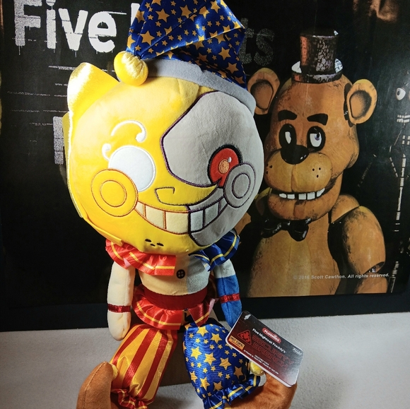 Funko Five Nights At Freddy's: Security Breach Sun & Moon 12" Plush New - Picture 5 of 7